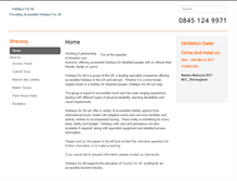 Tablet Screenshot of holidaysforall.org
